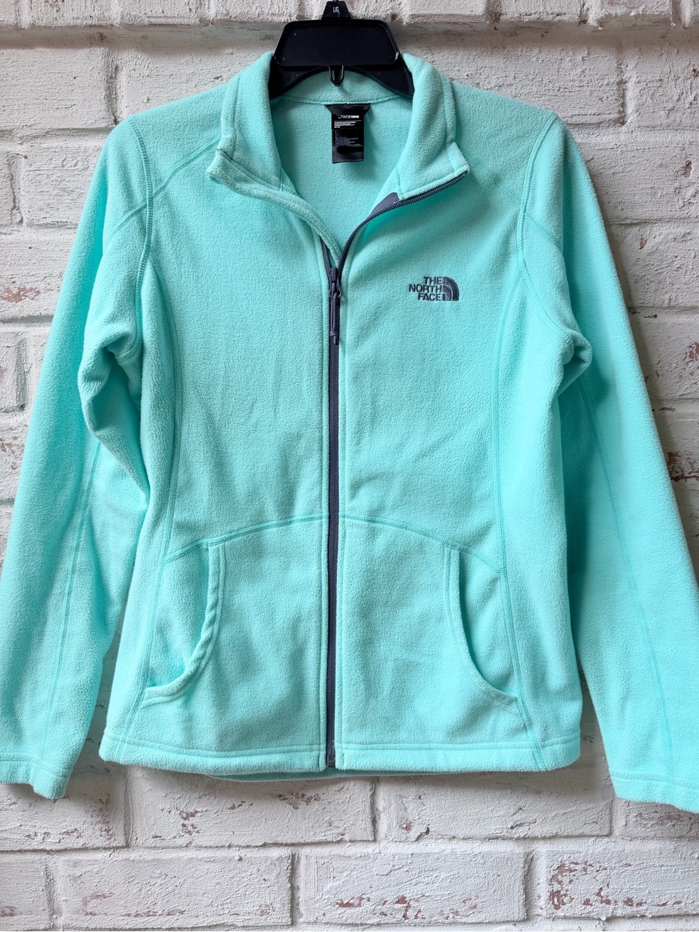 The North Face Glacier Fleece Jacket Aqua Mint Green Full Zip Women’s Medium
